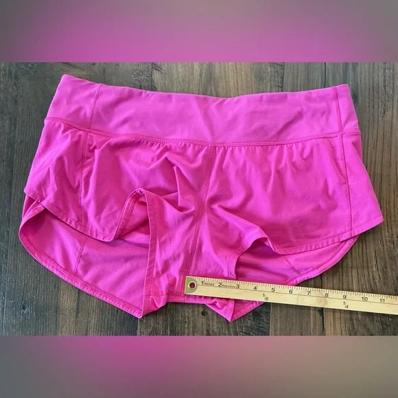 Lululemon Speed Up Shorts 2.5” Inseam Sonic Pink Size 8 - Picture 7 of 7